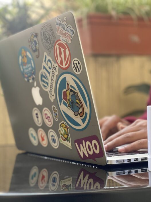 Creator working on a laptop, comparing online course platforms