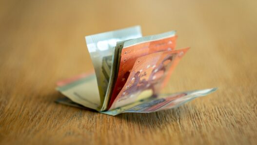 Euro bills representing online course pricing strategy
