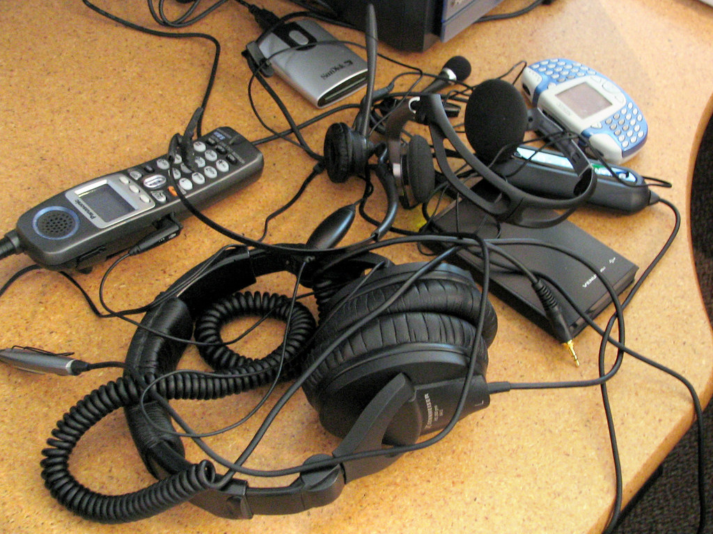 Home telework desk setup