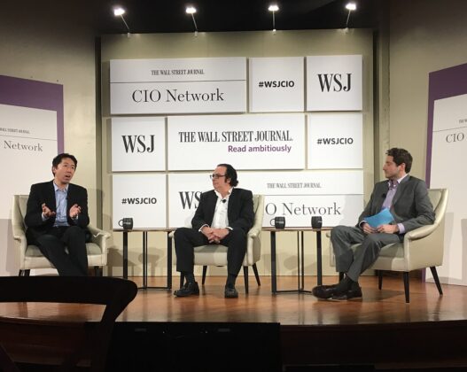 Andrew Ng, Coursera co-founder and Stanford professor, photographed at a Wall Street Journal event