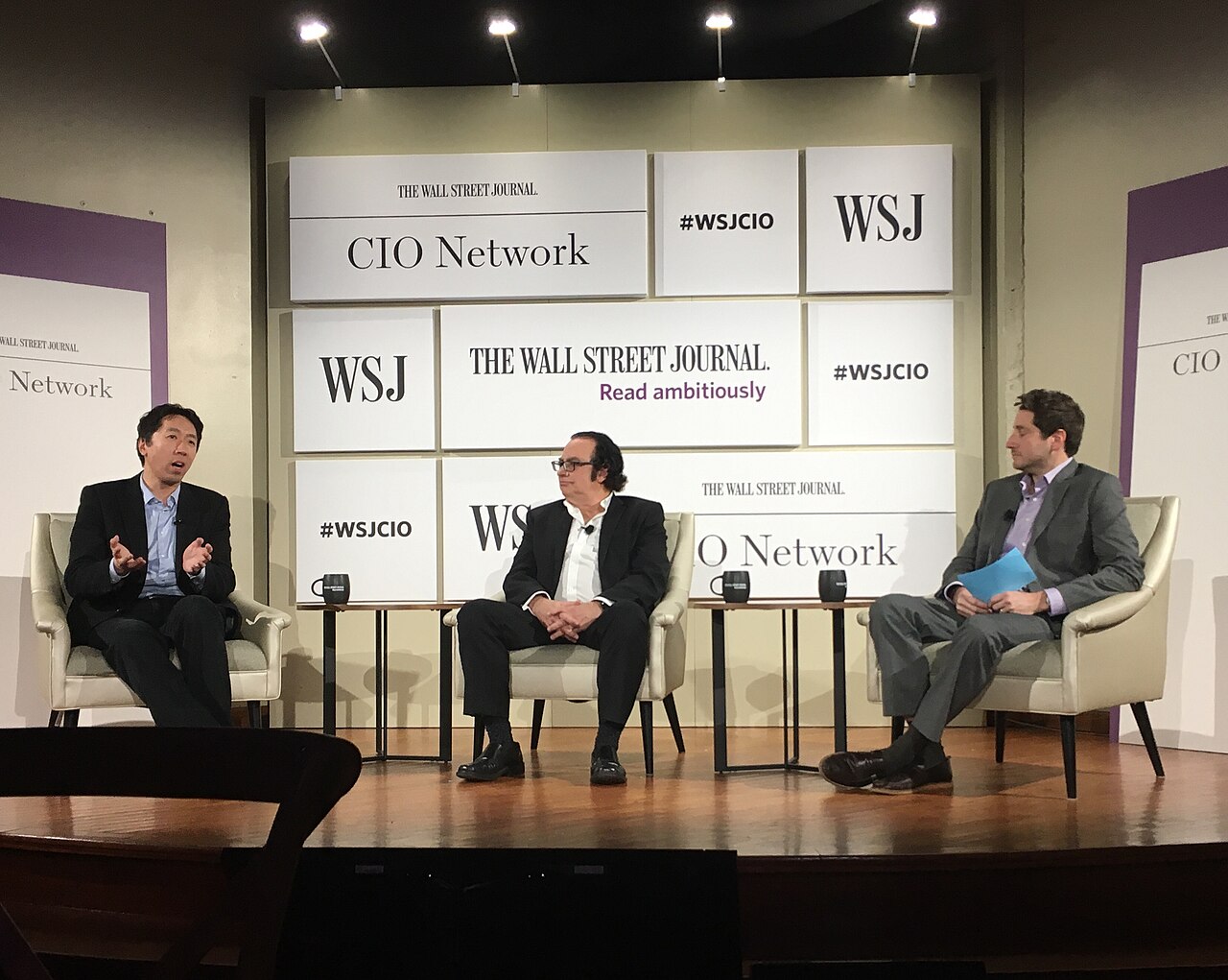Andrew Ng, Coursera co-founder and Stanford professor, photographed at a Wall Street Journal event