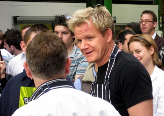 Portrait of chef Gordon Ramsay