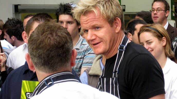 Portrait of chef Gordon Ramsay