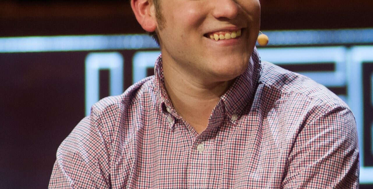Codecademy co-founder Zach Sims at a tech conference