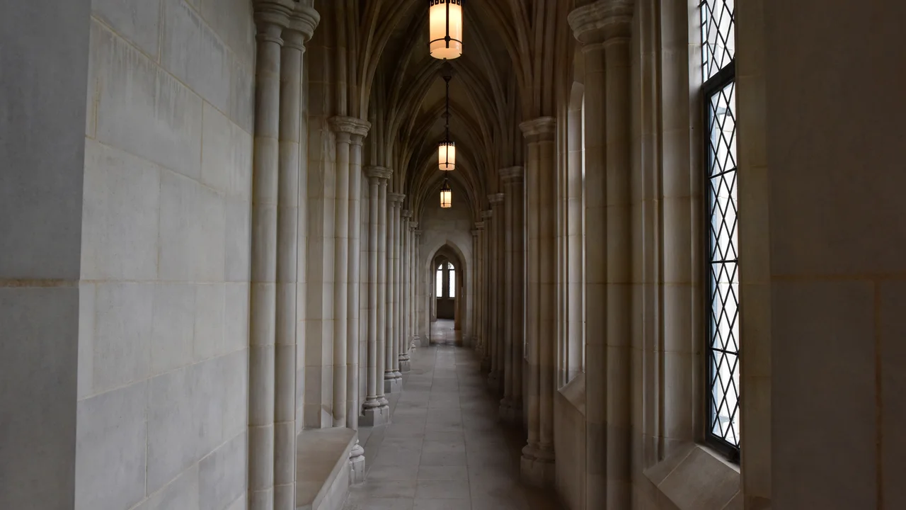 Washington dc, usa - may 17 2018 - washington cathedral dome historic church