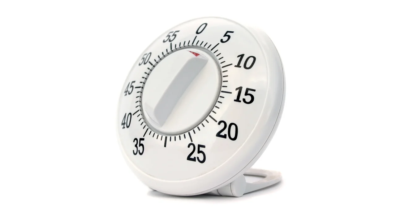 Timer isolated on white